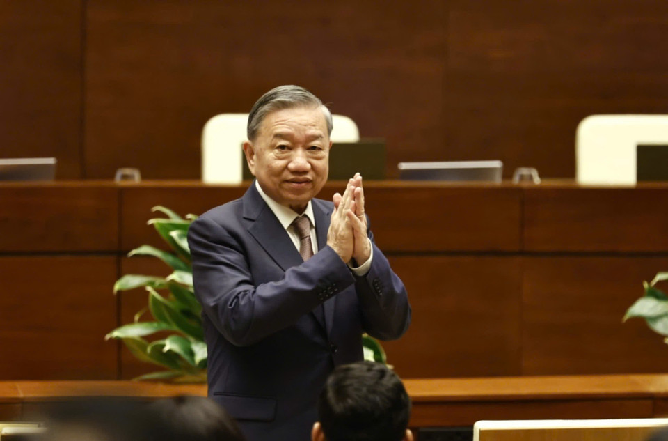 Tổng Bí thư, Chủ tịch nước Tô Lâm dự khai mạc Kỳ họp thứ 8, Quốc hội khóa XV. (Ảnh: TTXVN)