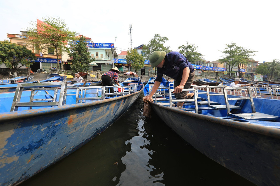 Theo kế hoạch 5h sáng 13/3, khu di tích thắng cảnh Chùa Hương sẽ được mở cửa trở lại. (Ảnh: Thành Đạt/TTXVN)