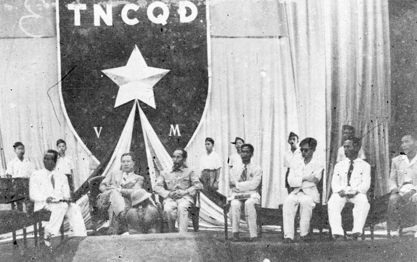 Chủ tịch Hồ Chí Minh tới dự ngày Thanh niên cứu quốc của Đoàn thanh niên cứu quốc Thủ đô (1946). (Nguồn: TTXVN)