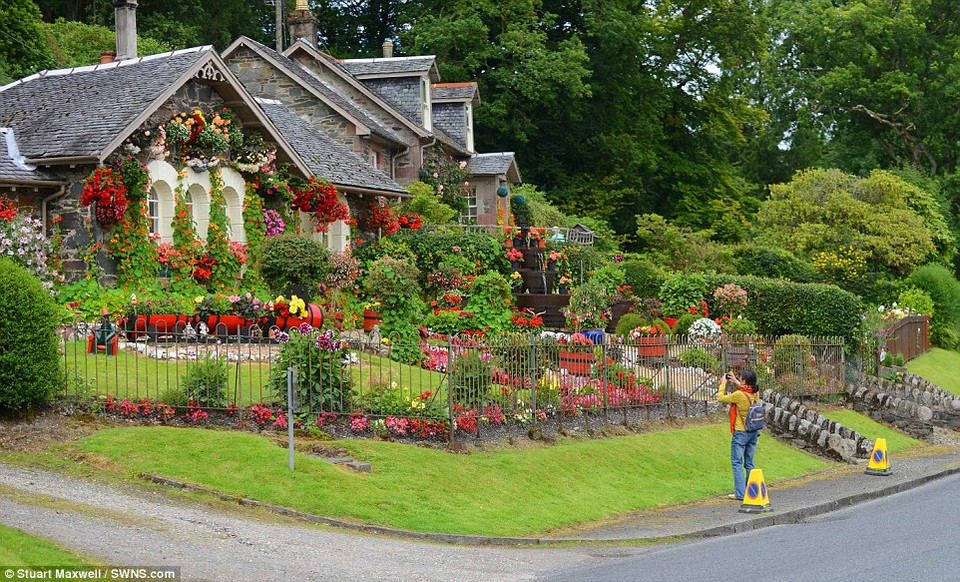 Một cụ ông đã biến khu vườn yêu quý của mình trở thành một điểm thu hút khách du lịch sau khi chuyển nó từ một rừng cỏ dại thành một khu vườn cổ tích. (Nguồn: dailymail.co.uk)