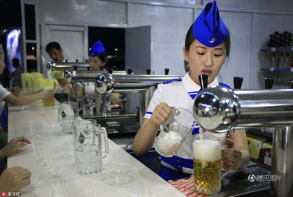 Nổi bật nhất tại lễ hội bia này là bia Taedonggang, được đặt theo tên con sông lớn chảy qua Bình Nhưỡng này. (Nguồn: QQ)