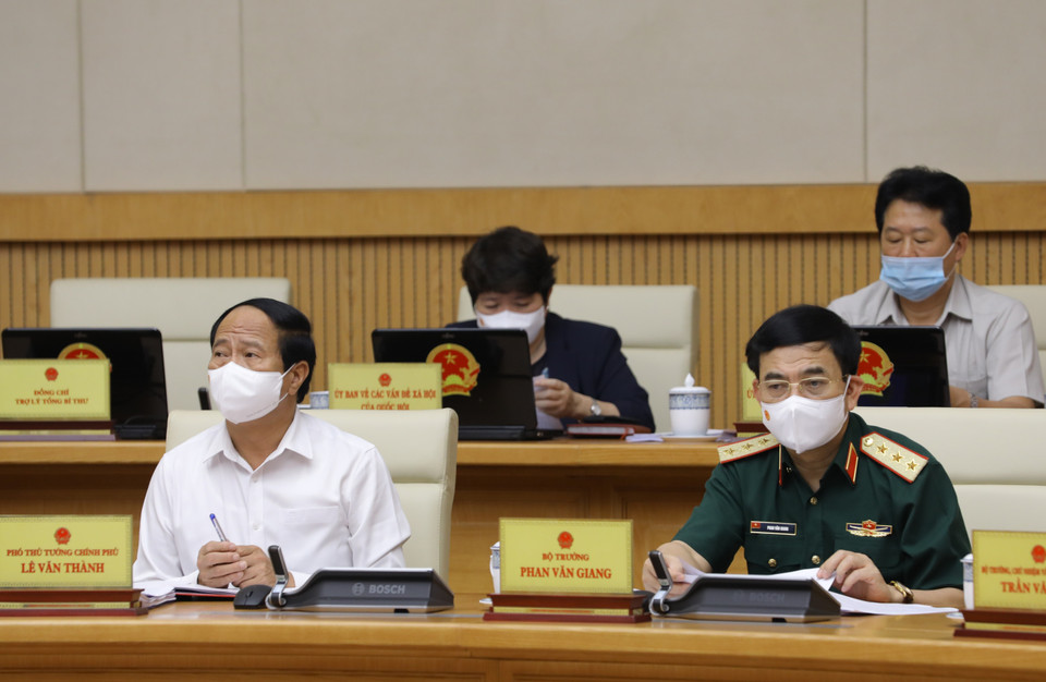 Thành viên Chính phủ dự phiên họp. (Ảnh: Văn Điệp/TTXVN)