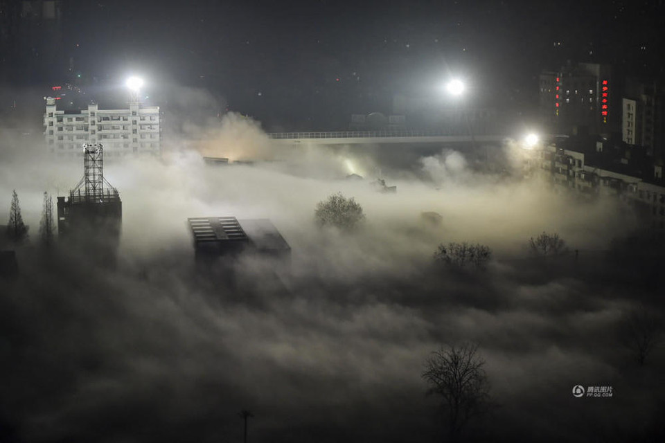 Dữ liệu giám sát cho thấy vụ nổ không gây ảnh hưởng đến hệ thống đường sắt, cầu bộ hành, hệ thống đường ống ngầm và cư dân. (Nguồn: QQ)