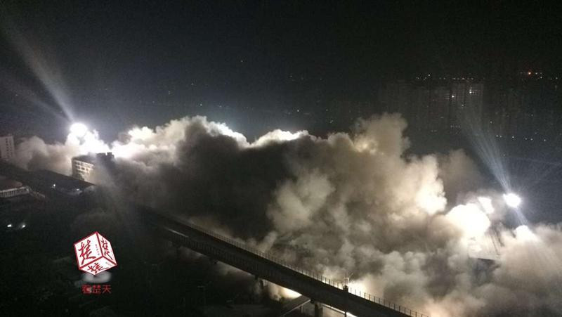 19 tòa nhà này sẽ được thay thế bằng tòa nhà cao 707m, tòa nhà cao nhất Vũ Hán. (Nguồn: QQ)