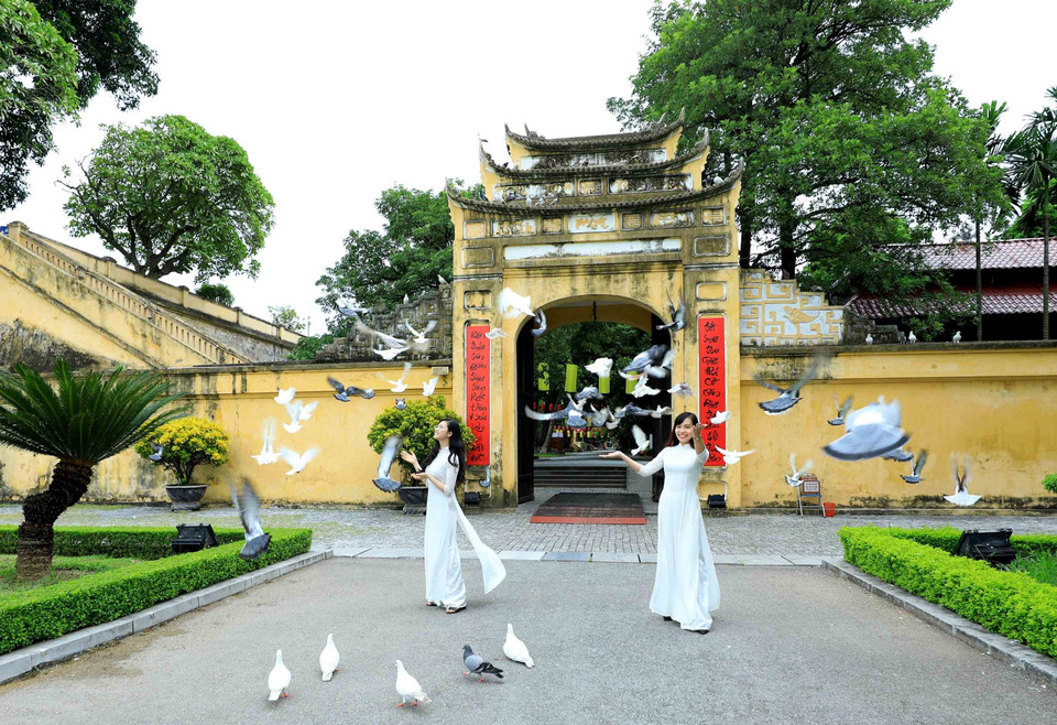 Khu di tích nay là điểm tham quan của du khách trong nước và quốc tế. (Nguồn: TTXVN)