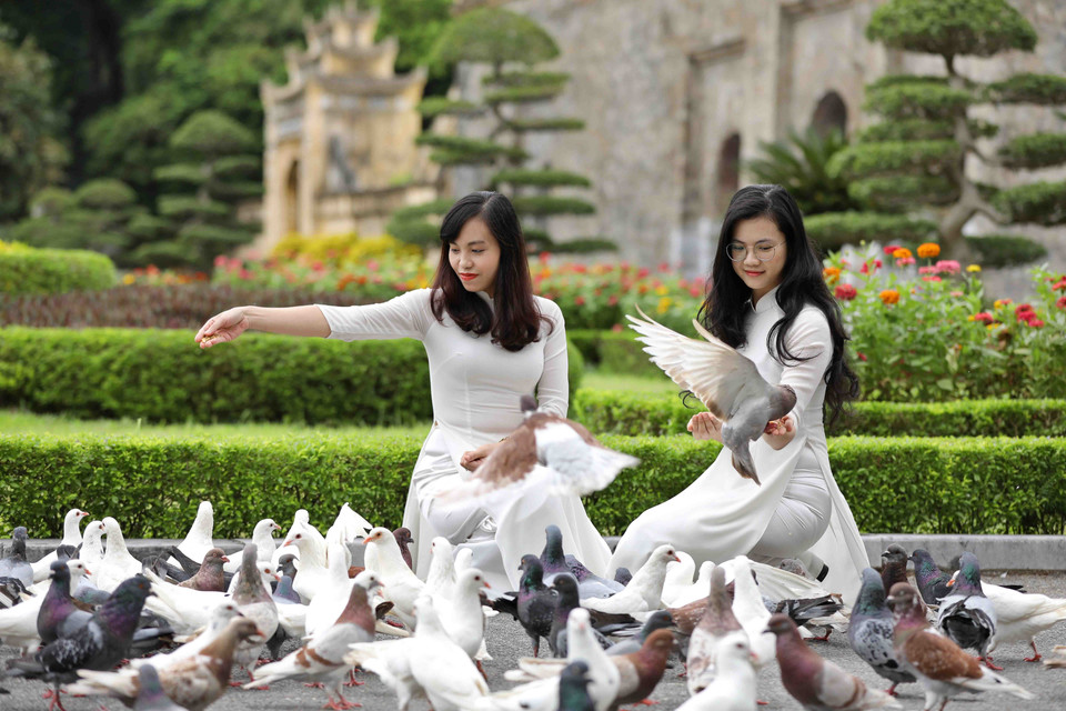 Khu di tích nay là điểm tham quan của du khách trong nước và quốc tế. (Nguồn: TTXVN)