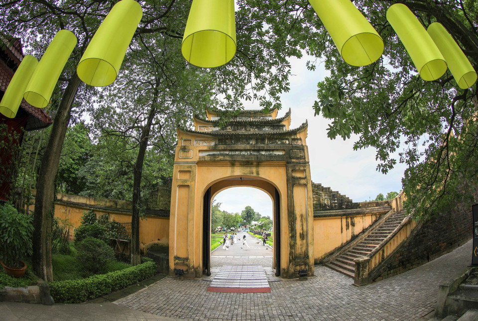 Khu di tích Hoàng Thành Thăng Long. (Nguồn: TTXVN)