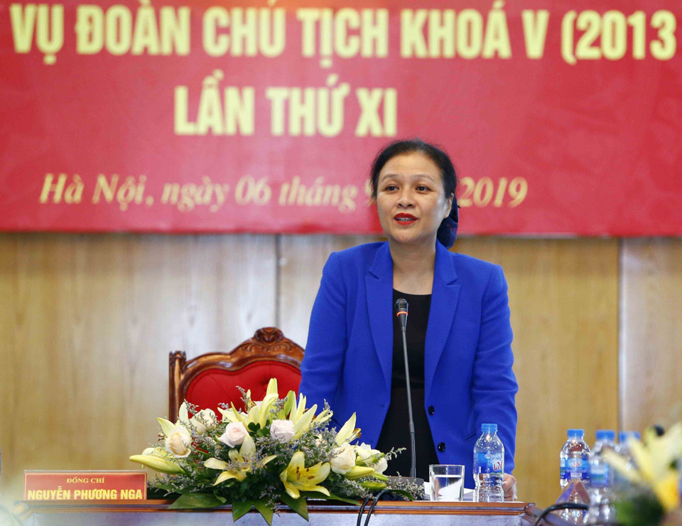 Ngày càng có nhiều phụ nữ trở thành chính trị gia, nhà khoa học nổi tiếng, nhà quản lý năng động; những lĩnh vực mà trước đây chỉ dành cho nam giới. Trong ảnh: Bà Nguyễn Phương Nga là một nhà ngoại giao Việt Nam, hiện là Bí thư Đảng đoàn, Chủ tịch Liên hiệp các tổ chức hữu nghị Việt Nam (VUFO) và là nữ Thứ trưởng Ngoại giao đầu tiên của Việt Nam, nguyên Đại sứ Đặc mệnh Toàn quyền, Đại diện thường trực Việt Nam tại Liên hợp quốc. Năm 2019, bà được Tạp chí Forbes Việt Nam bình chọn là một trong 50 phụ nữ có ảnh hưởng nhất Việt Nam trong lĩnh vực chính trị. (Ảnh: Văn Điệp/TTXVN)
