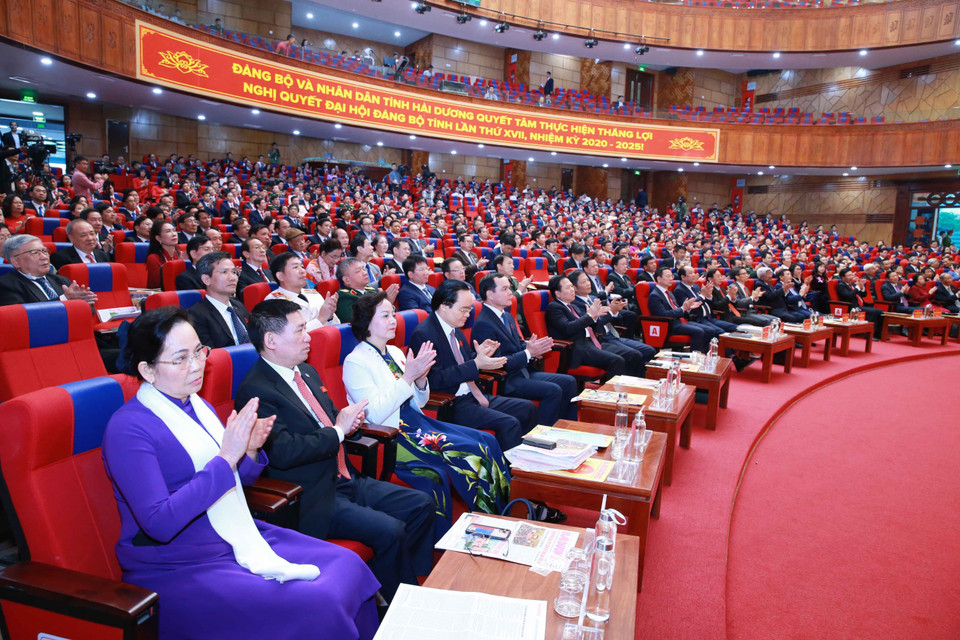 Đại biểu tham dự khai mạc Đại hội. (Ảnh: Phương Hoa/TTXVN)