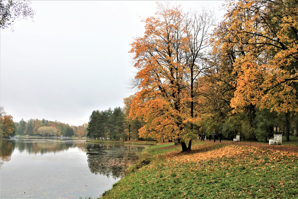 Một góc Hồ Lớn trong công viên Ekaterina. (Ảnh: Duy Trinh/TTXVN)