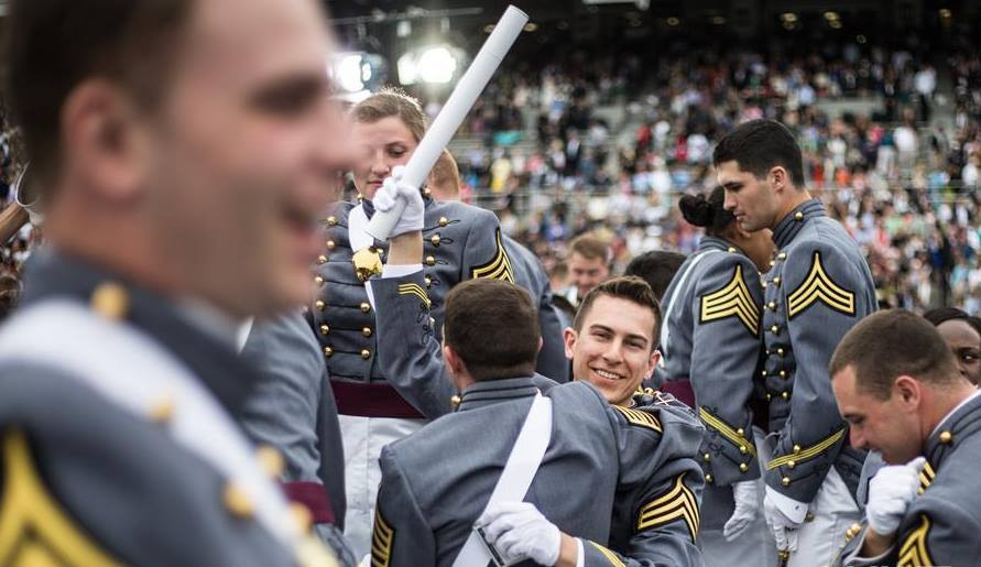 Học viên vui mừng trong ngày tốt nghiệp. (Nguồn: CCTV)