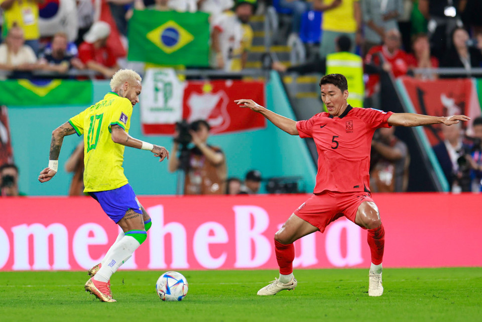 Brazil đã trở thành cái tên tiếp theo giành quyền vào chơi ở vòng tứ kết World Cup 2022. (Ảnh: Hải An/Vietnam+)