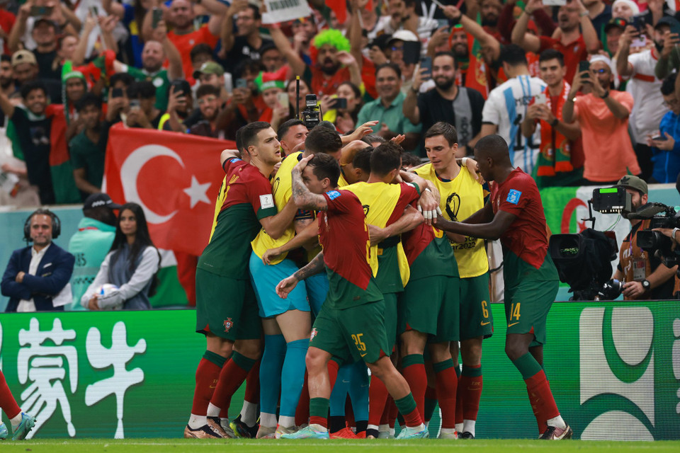 Đối thủ tiếp theo của thầy trò huấn luyện viên Fernando Santos trên đất Qatar sẽ là Maroc - đội bóng gây bất ngờ khi loại Tây Ban Nha. (Ảnh: Hải An/Vietnam+)