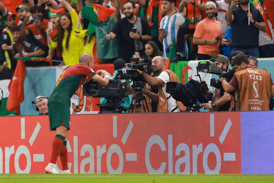 Pepe đã có bàn thắng đầu tiên của mình tại World Cup 2022. (Ảnh: Hải An/Vietnam+)
