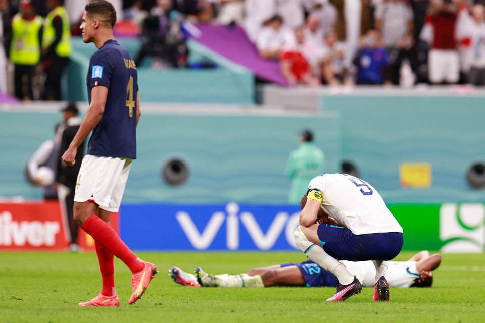 Một đêm tàn nhẫn với Harry Kane và đội tuyển Anh. (Ảnh: Hải An/Vietnam+)