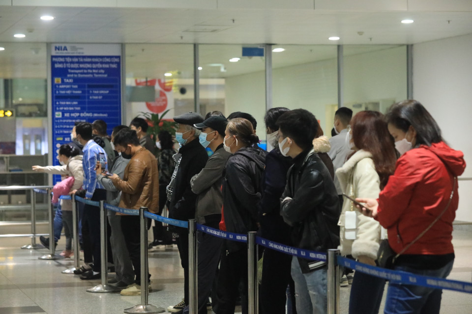 Chuyến bay của Bamboo Airways sẽ đưa 270 kiều bào, cất cánh từ sân bay Quốc tế Warsaw của Ba Lan trở về Tổ quốc. (Ảnh: Tuấn Anh/TTXVN)