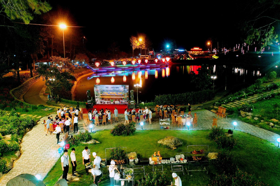 Khu du lịch Rừng thông bản Áng, tại xã Đông Sang (Môc Châu, Sơn La). (Ảnh: Quang Quyết/TTXVN)