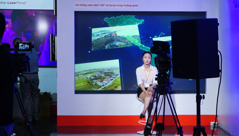 Telefilm là sự kiện được mở rộng với 350 gian hàng của 200 đơn vị đến từ 15 quốc gia và vùng lãnh thổ, đa phần là những nền công nghiệp điện ảnh và truyền hình phát triển. (Ảnh: Võ Phương/Vietnam+)