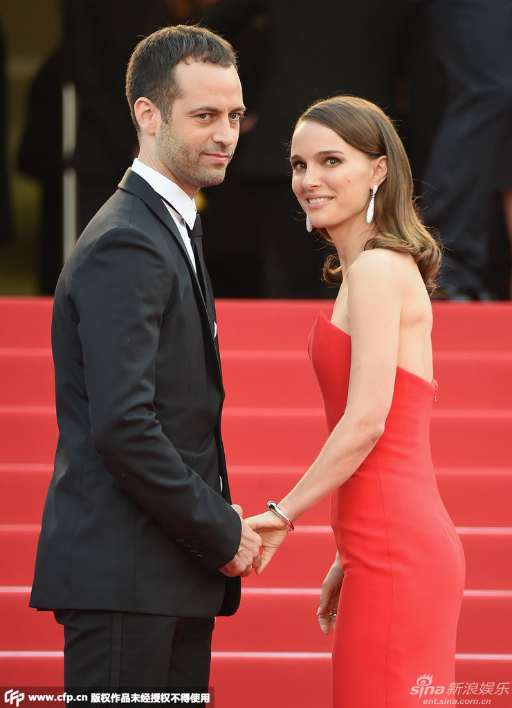 Vợ chồng Natalie Portman. (Nguồn: sina)