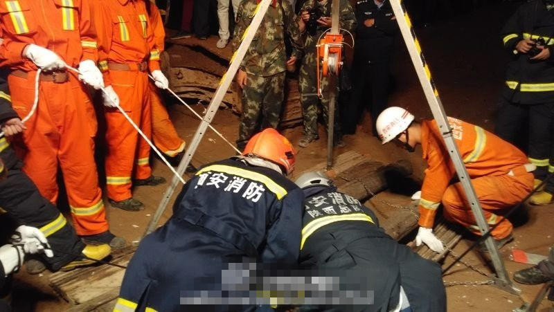 Hiện trường cứu hộ. (Nguồn: QQ)