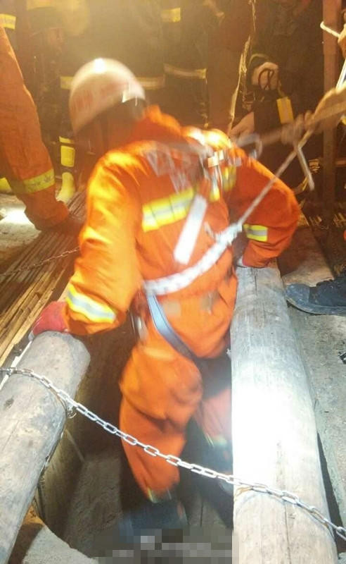 Hiện trường cứu hộ. (Nguồn: QQ)