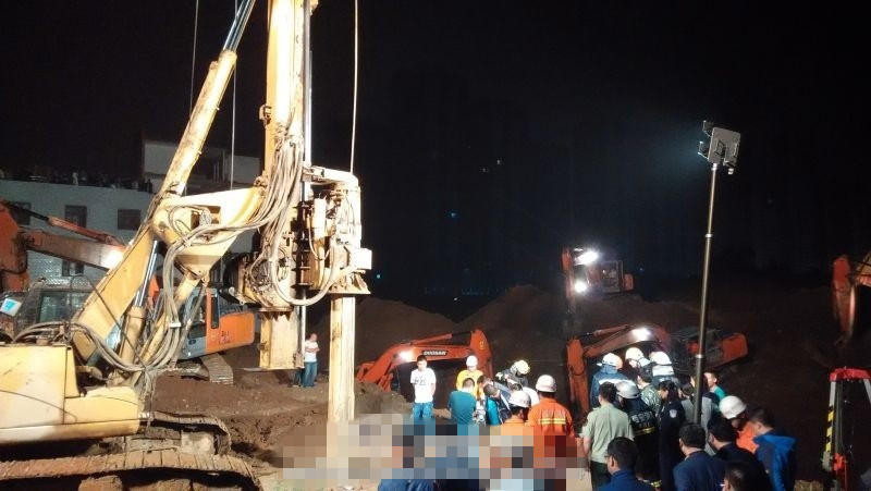 Hiện trường cứu hộ. (Nguồn: QQ)