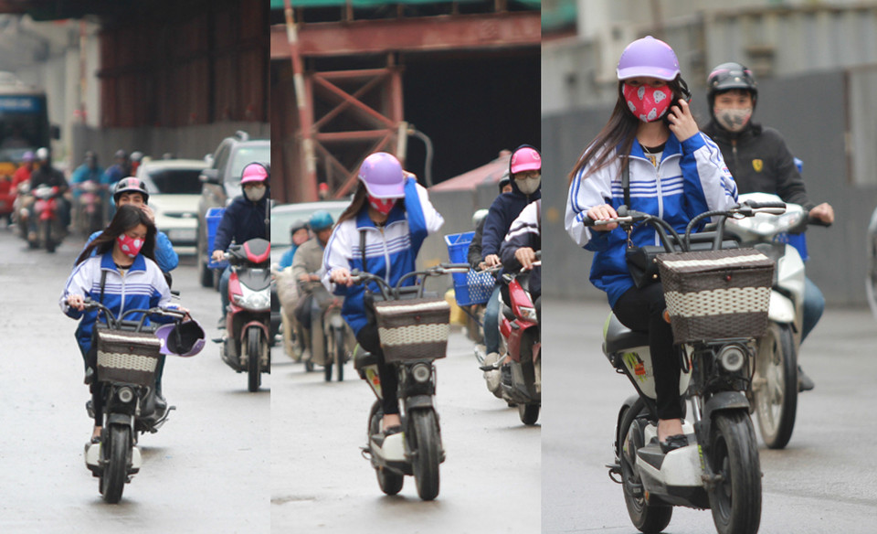 Cho đến khi nhìn thấy lực lượng chức năng. (Ảnh: Minh Sơn/Vietnam+)