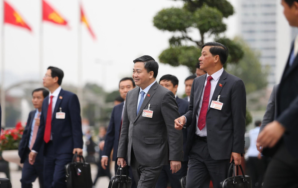 Công tác tổ chức Đại hội được tổ chức rất tốt, chu đáo, cẩn thận, từ nơi ăn chốn ở, phương tiện đi lại cho các đại biểu, đến cách thức làm việc, tạo mọi điều kiện cho các đại biểu về dự Đại hội; đồng thời bảo đảm an toàn tuyệt đối, nhất là trong thời điểm dịch COVID-19 đang xảy ra. (Nguồn: TTXVN)