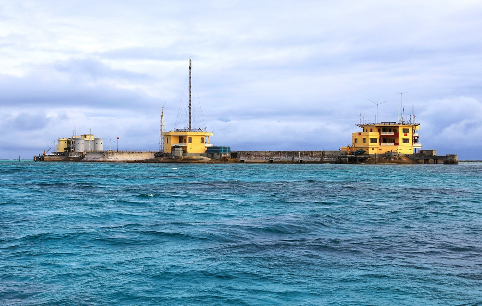 Đảo Đá Lớn A. (Ảnh: Thành Đạt/TTXVN)