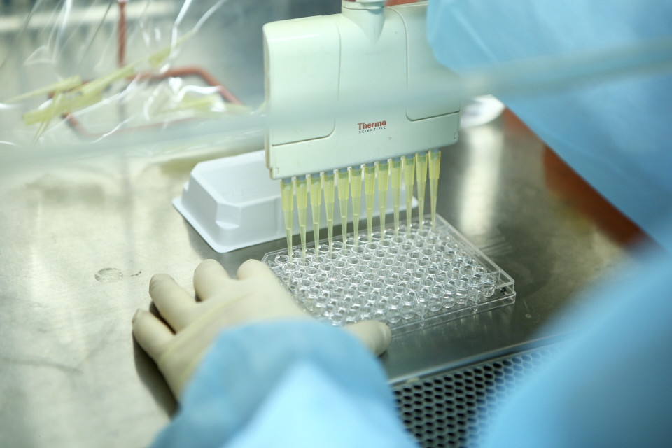 Việt Nam là 1 trong 4 quốc gia đầu tiên phân lập thành công virus Corona chủng mới (SARS-CoV-2). Trong ảnh: Thực hiện phân lập virus Corona chủng mới của nhóm khoa học nữ Viện Vệ sinh Dịch tễ Trung ương. (Ảnh: Minh Quyết/TTXVN)