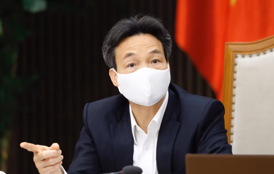 Phó Thủ tướng Vũ Đức Đam chủ trì họp Thường trực Ban Chỉ đạo quốc gia phòng, chống dịch bệnh COVID-19. (Ảnh: Dương Giang/TTXVN)