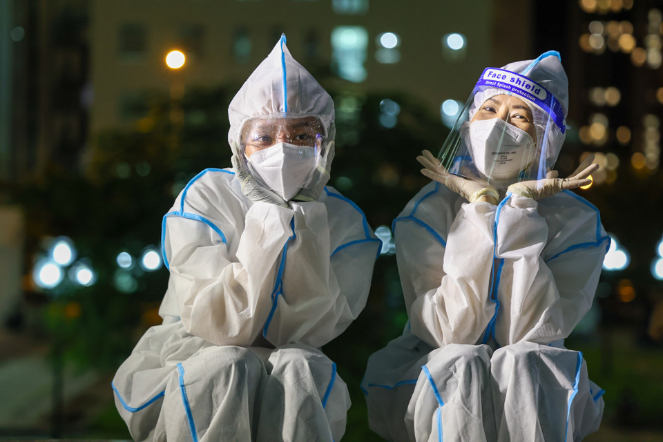 Sự chung tay của các nghệ sỹ là điểm sáng, góp thêm ngọn lửa tiếp sức cho Thành phố Hồ Chí Minh cũng như các tỉnh miền Nam vượt qua đại dịch. (Ảnh: Ngô Trần Hải An/Vietnam+)