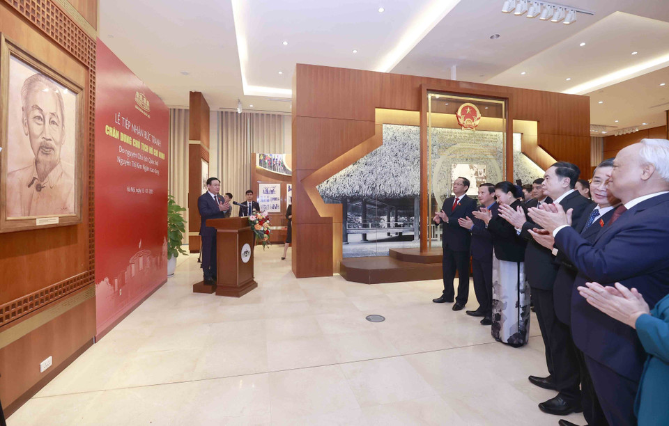 Quang cảnh buổi lễ. (Ảnh: Doãn Tấn/TTXVN)