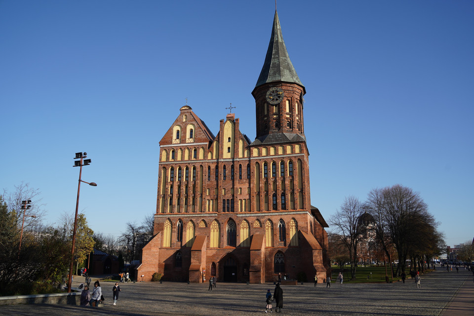 Nhà thờ Königsberg (Cathedral) theo phong cách gothic, xây dựng từ thế kỷ XIV, là biểu tượng của thành phố Kaliningrad. (Nguồn: TTXVN)