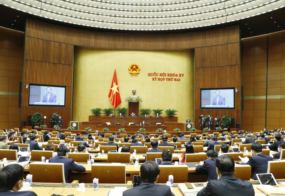 Quang cảnh phiên họp. (Ảnh: Phương Hoa/TTXVN)