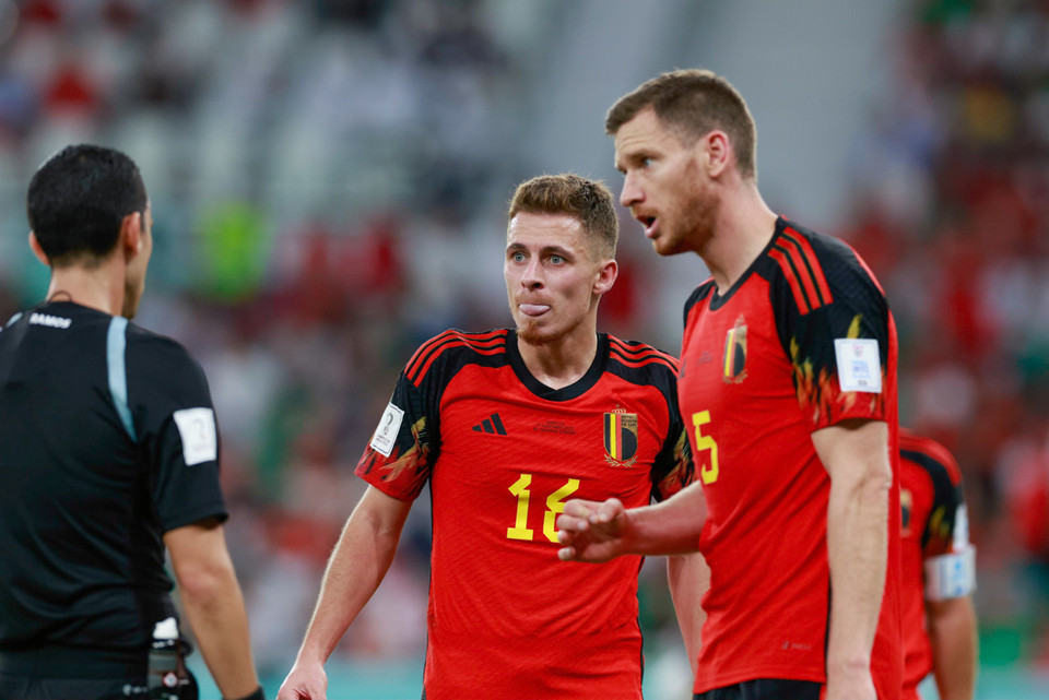 Bỉ cầm bóng nhỉnh hơn trong cả trận, nhưng không tạo được cơ hội rõ rệt nào. (Ảnh: Hải An/Vietnam+)