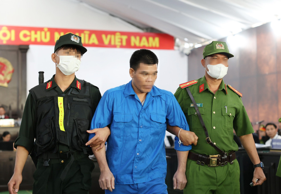 Bị cáo Y Thô Ayŭn lĩnh án chung thân. (Ảnh: TTXVN)