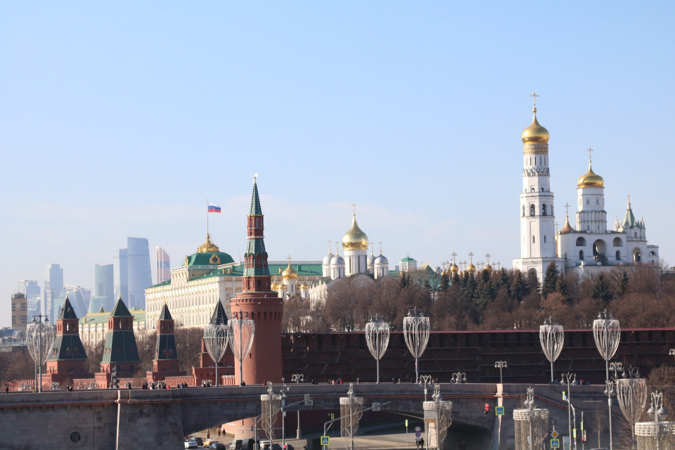 Quảng trường Nhà thờ trong Điện Kremlin. (Ảnh: Duy Trinh/TTXVN)
