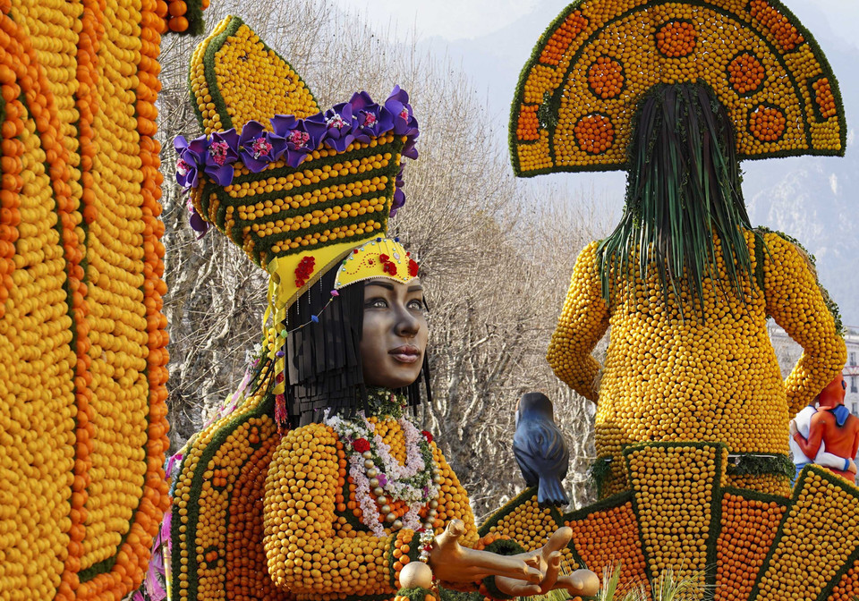 Menton là một vùng khí hậu ôn hòa ở miền Nam nước Pháp, nổi tiếng với cảnh đẹp làng quê và là nơi trồng chanh lý tưởng nhất châu Âu. (Nguồn: THX/TTXVN)