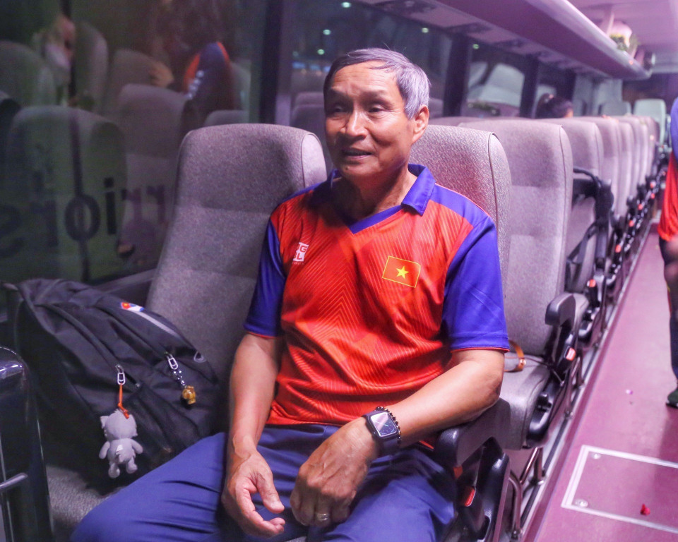Huấn luyện viên Mai Đức Chung - kiến trúc sư trưởng cho thành tích "vô tiền khoáng hậu" của bóng đá nữ Việt Nam. (Ảnh: Tuấn Đức/TTXVN)