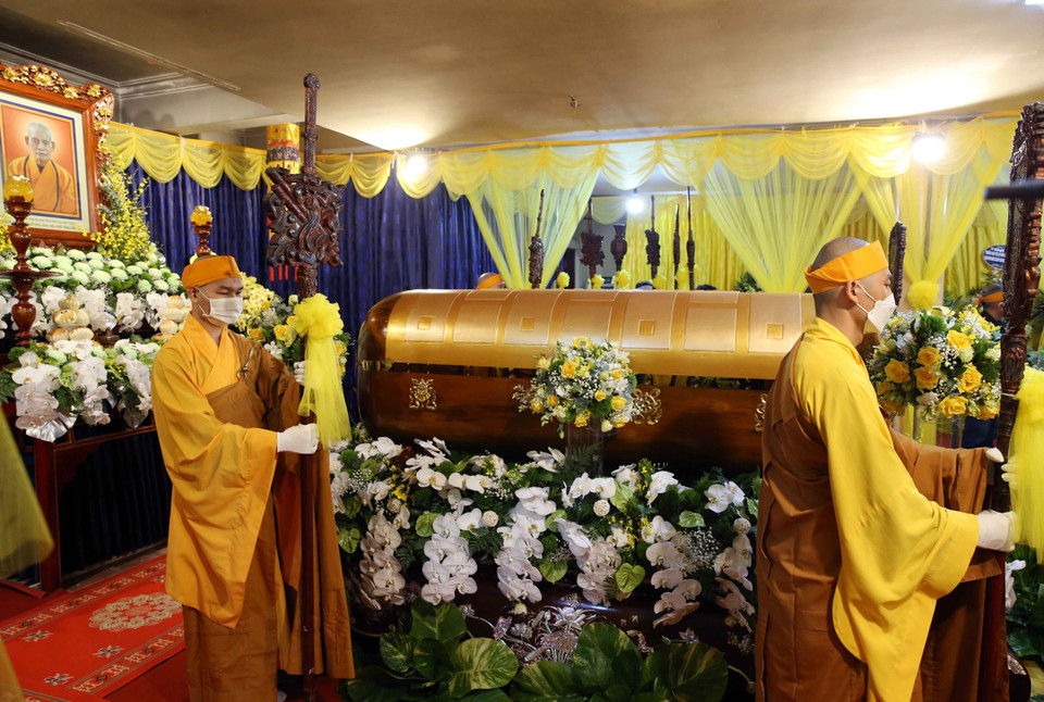 Quang cảnh Lễ viếng. (Ảnh: Phạm Kiên/TTXVN)