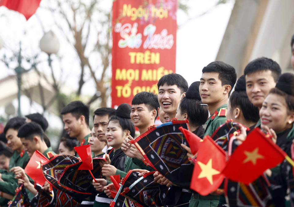 “Ngày hội sắc Xuân trên mọi miền Tổ quốc” năm 2023. (Ảnh: Thống Nhất/TTXVN)