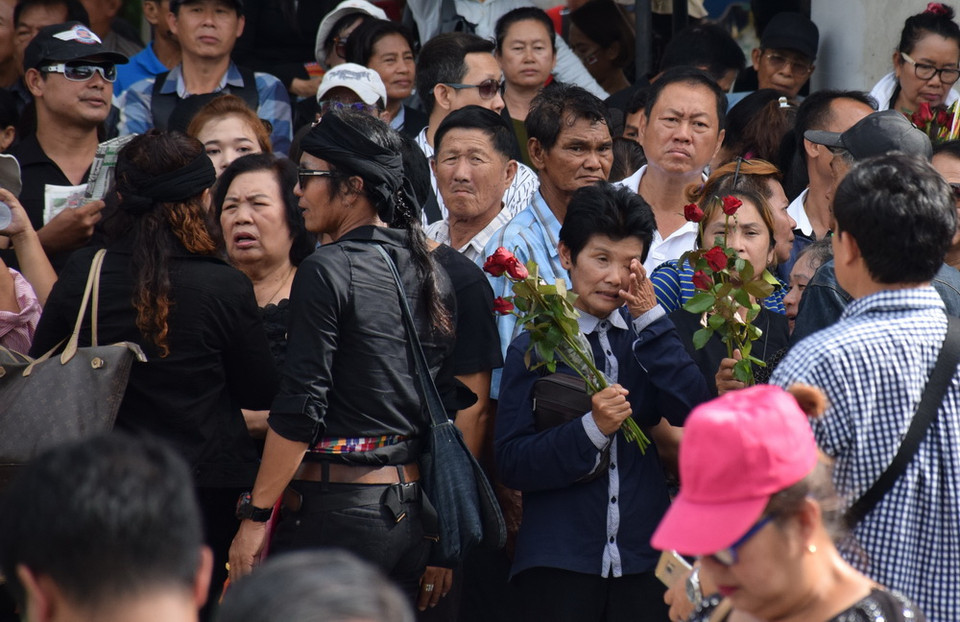 Không như các phiên điều trần trước, giới chức trách Thái Lan đã không cho phép những người ủng hộ bà Yingluck tiếp cận tới khu vực xét xử. (Ảnh: Sơn Nam/Vietnam+)