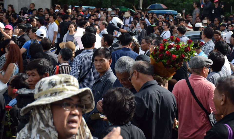 Tòa án tối cao Thái Lan bất ngờ lùi thời điểm tiến hành phiên tuyên án đối với cựu Thủ tướng Yingluck sang ngày 27/9, đồng thời phát lệnh bắt giữ nữ chính khách này. (Ảnh: Sơn Nam/Vietnam+)
