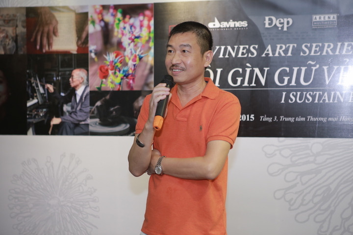 Họa sỹ Lê Thiết Cương - thành viên ban giám khảo. (Nguồn: Vietnam+)