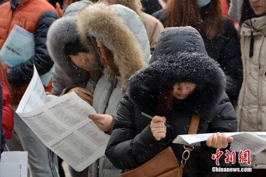 Có hàng nghìn công ty đăng ký tuyển dụng trong ngày 28/11. (Nguồn: chinanews.com)
