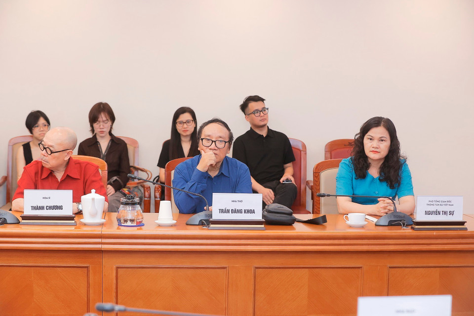 Đại biểu tham dự Lễ trao giải. (Ảnh: Minh Quyết/TTXVN)