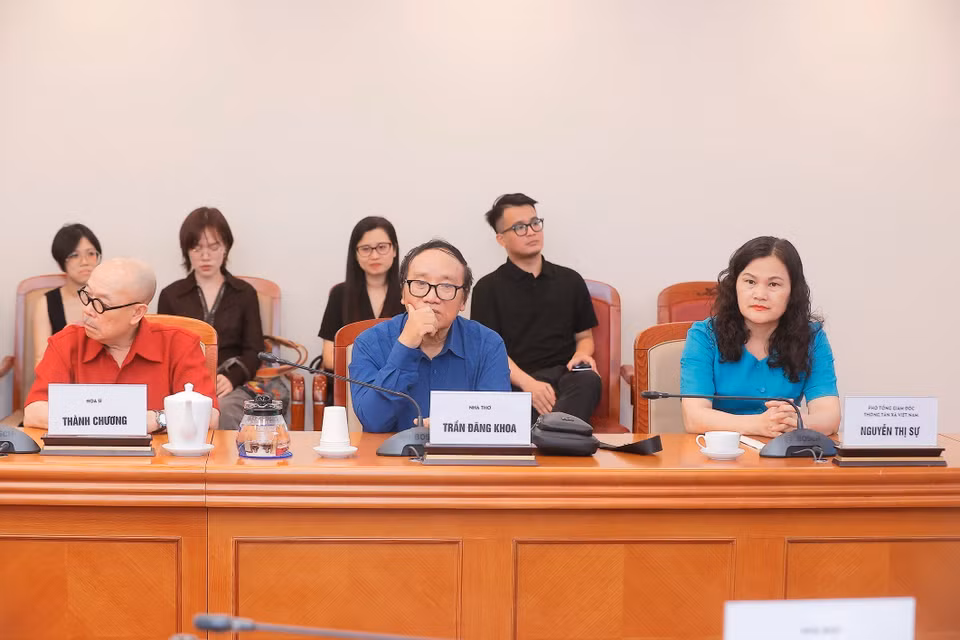 Đại biểu tham dự Lễ trao giải. (Ảnh: Minh Quyết/TTXVN)
