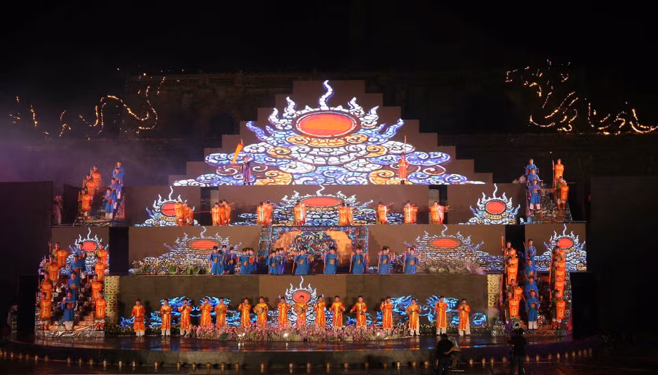 Nhã nhạc cung đình Huế - Di sản văn hóa phi vật thể đại diện của nhân loại được UNESCO vinh danh. (Ảnh: Nhật Anh/TTXVN)