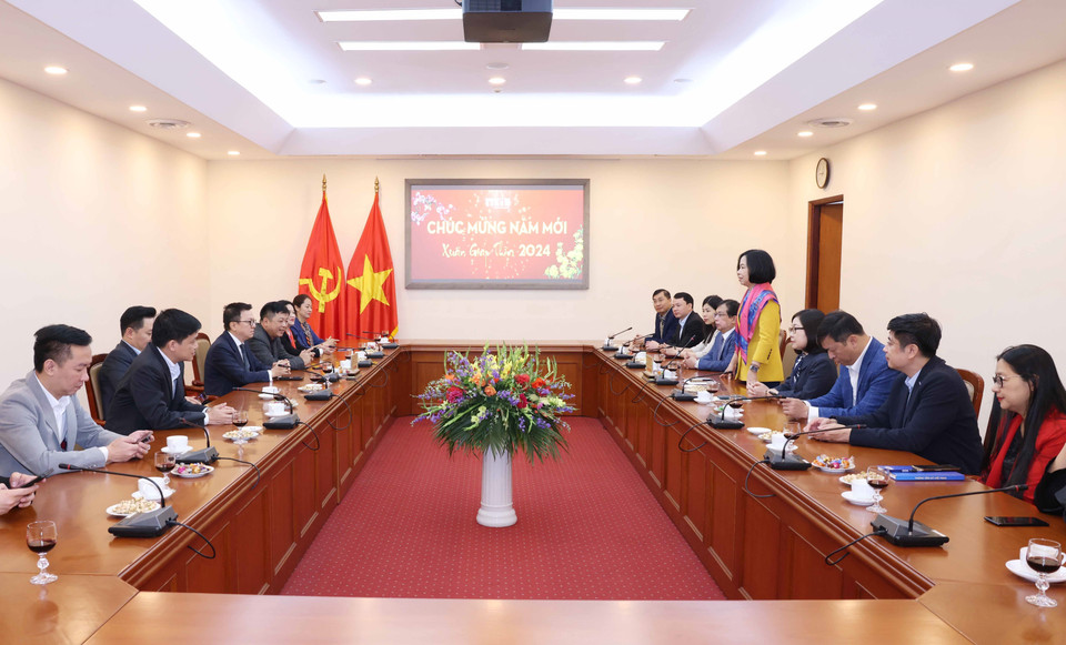 Quang cảnh buổi làm việc. (Ảnh: Phương Hoa/TTXVN)